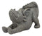 Ebros Garden Dragon Morning Greeting Stretch Statue 11.75" Long Cute Baby Dragonling Wyrmling Faux Stone Resin Finish Figurine Fantasy Dragons Home Decor
