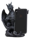 Ebros Gothic Standing Guardian Dragon Cell Phone Holder Figurine Office Decor