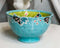 Ebros Set of 4 Luxury Ottoman Style Textured Dining Bowls 5.75"Diameter Made Of Ceramic Ideal For Home Decor Dinnerware & Giftware (Four Seasons)
