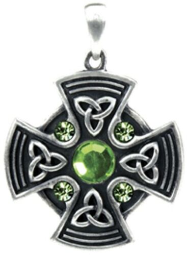 Ebros Celtic Trinity Crucifix Cross Pendant Medallion Necklace Accessory Jewelry - Ebros Gift