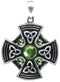 Ebros Celtic Trinity Crucifix Cross Pendant Medallion Necklace Accessory Jewelry