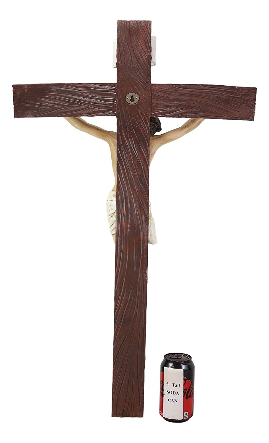 Ebros Large 30" Tall INRI Jesus Christ On The Cross Wall Hanging Crucifix Plaque - Ebros Gift