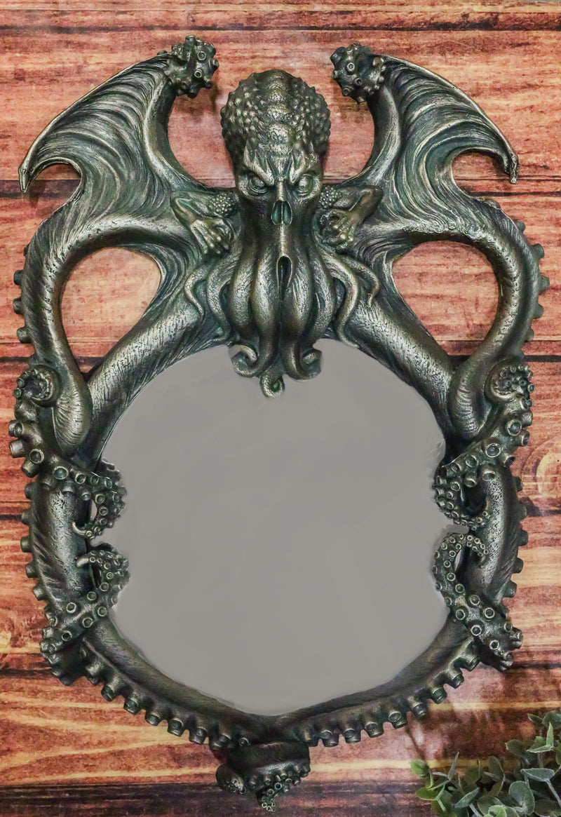 High Priest Great Old Ones The Call of Cthulhu Octopus Vanity Wall Mirror 16"H