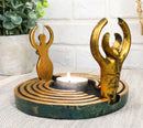 Oberon Zell Dearinth Earth Goddess And Sky God Mini Altar Votive Candle Holder