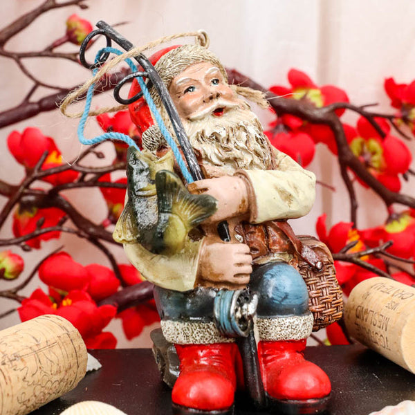 ceramic santa with fish and fishing pole Claus Tackle Box Christmas Tree Hanging Or– Ebros Gift Before You Install Extra Propellers:5x Propellers Hurry! This fully-loaded Lowrance Business Signs