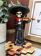 Mariachi Band Lady Skeleton Folk Music Violinist Figurine Day Of The Dead Decor