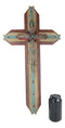 22"H Rustic Southwest Aztec Indian Vector Symbols Branchwood Twigs Wall Cross
