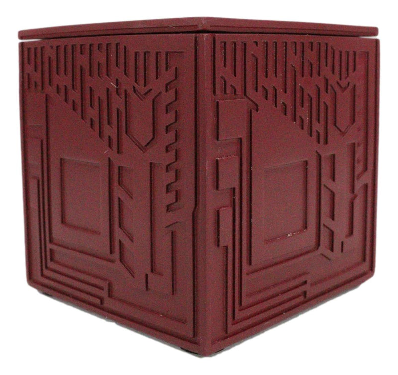Frank Lloyd Wright Samuel Freeman House Textile Block Petite Cube Trinket Box