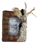 Pack Of 2 Indian Eagle Feathers Dreamcatcher 4X6 Wall Or Desktop Photo Frame