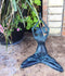 Large 16.5"H Aluminum Meditating Yoga Frog Toad Garden Patio Outdoor Statue