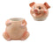 Ebros Animal Farm Bacon Porky Pig Ceramic Cookie Jar Container Figurine 8"H Babe Pigs