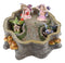 Mini Fairy Garden Fairies With Tree Stump House Nook Display Figurine Set Of 5