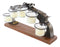 Rustic Western Cowboy Dueling Six Shooter Revolver Guns 5 Votive Candle Holders