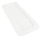 Set Of 5 Contemporary Rhomboid White Porcelain Serving Platter Plate Dish 15"L