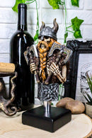 Ebros Viking Berserker Warrior Skeleton Novelty Beer Tap Handle Figurine With Base