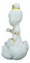 Cultural Art Amitabha Buddha Seated On Lotus Feng Shui Zen Vastu Mini Figurine