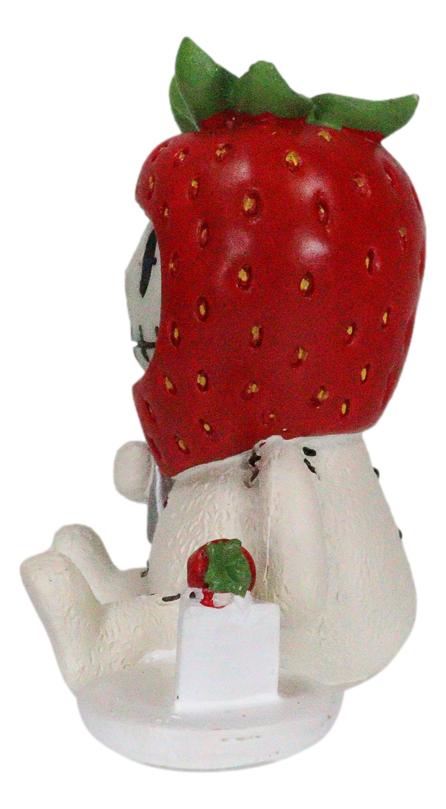Ebros Furrybones Delicious Dessert Stawberry Shortcake Figurine Small 3"H
