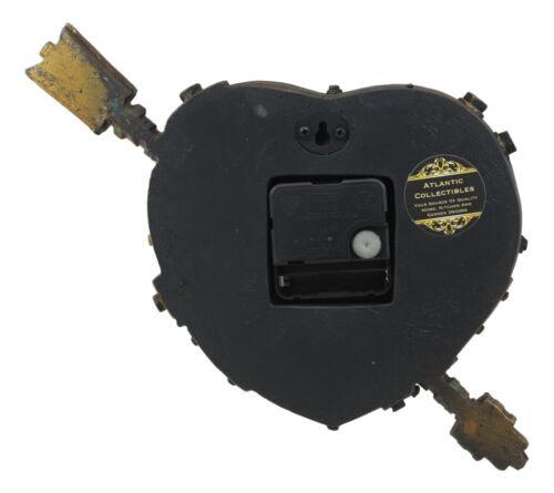 Ebros Valentine's Steampunk Cupid Arrow Pierced Heart Decorative Wall Clock