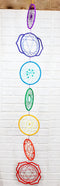 Colorful Wiccan 7 Chakra Symbols Zone Colors Dreamcatcher Yoga Wall Decor Mobile