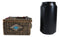 Southwestern Indian Turquoise Arrow Feather Faux Wooden Decorative Jewelry Box