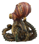 Ebros Steampunk Giant Kraken Octopus Marauder Statue 5.5"Tall Deep Sea Military