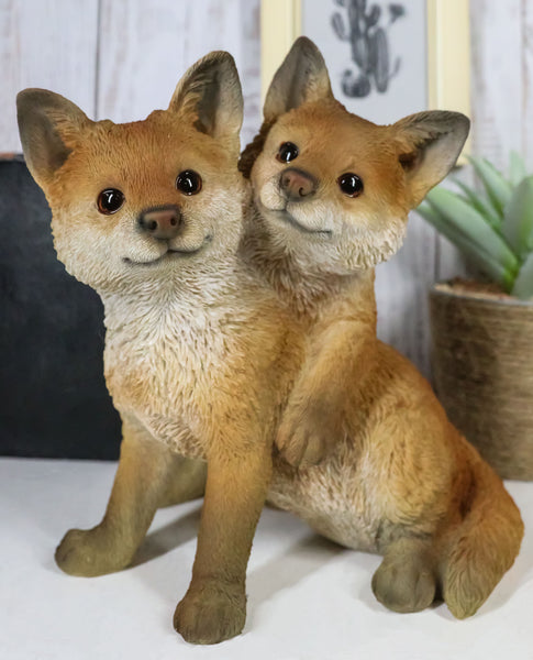 Lifelike Wildlife Woodlands Animal Pet Pals Frolicking Baby Fox