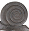 Cast Iron Rustic Textured Mollusk Snail Garden Stepping Stone Pave Foot Step