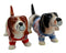 Ebros French Basset Hounds Magnetic Ceramic Salt Pepper Shakers Collectible Set