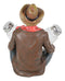 Western Cowboy Kissing Cowgirl Magnetic Ceramic Salt And Pepper Shakers Set