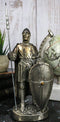 Ebros Medieval Warrior Guard Sentry Pikeman Decorative Figurine 7.5"H
