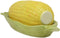 Ebros 8.5" Long Realistic Peeled Corn Ear Shaped Butter Holder Dish Container