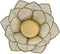 Ebros Seashells Lotus Flower Votive Tea Light Candle Holder 4.25"D (Pearl White)
