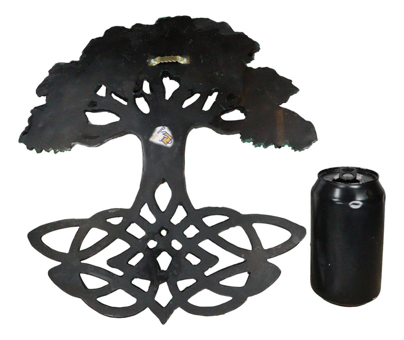 Celtic Tree of Life Yggdrasil With Knotwork Roots Decorative Wall Plaque Decor