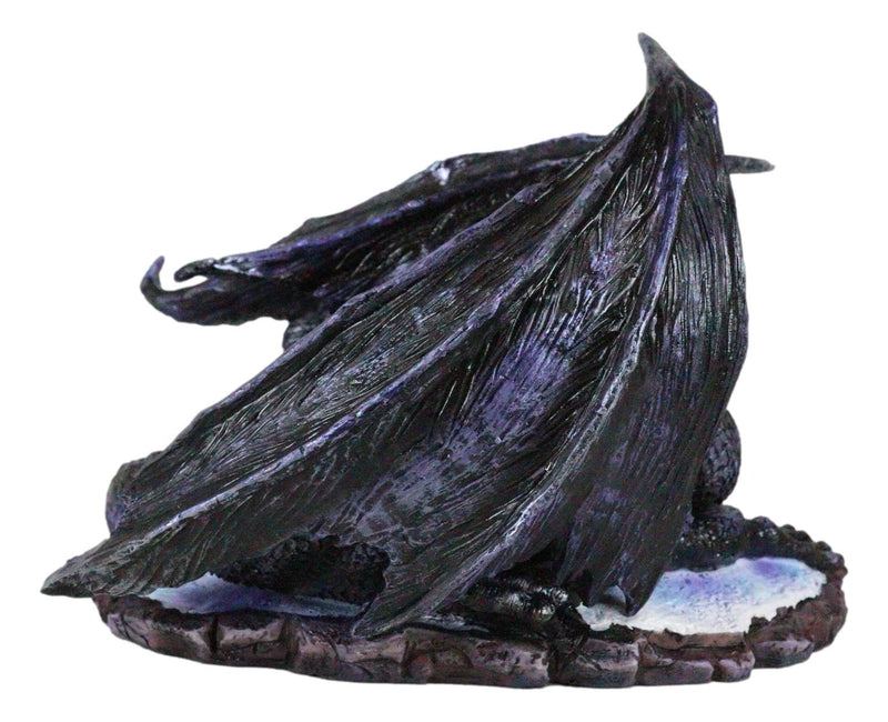 Legendary Horned Dark Dragon Drakonium Hibernating Figurine Dungeons Dragons