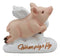 Ebros When Pigs Fly Heavens Flying Pig With Angel Wings On Cloud 9 Statue 4"L