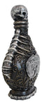 Ceramic Witchcraft Mad Doctor Skeleton Spine Powdered Bones Skull Potion Bottle