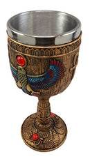 Ancient Egyptian Horus Falcon Bird God Of The Sky 6oz Wine Goblet Chalice Cup
