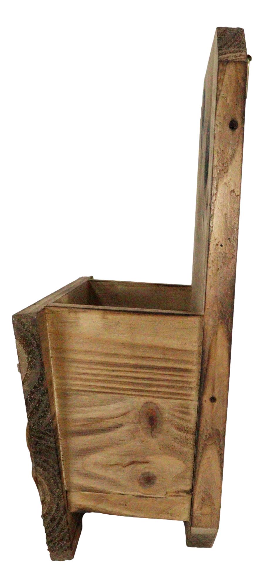 Ebros Western Moose By Pine Trees Forest And Trail Wall Planter Or Mail Holder