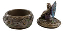 Ebros Calla Pond Lily Beautiful Fairy Fae Round Jewelry Box Wishing Well Hope Afar
