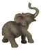 Safari Wildlife Adorable Male Tusked Elephant Trumpeting Collectible Figurine