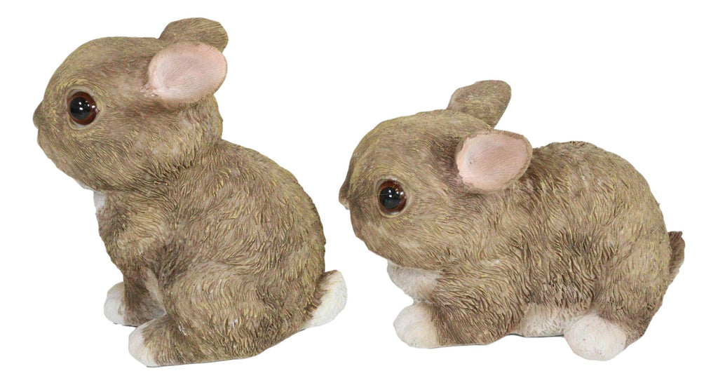 To My Pet Pals Rabbit Set Of 2 Whimsical Cute Baby Bunny Rabbits Pet Pal Fairy Garden Figuri ...