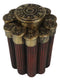 Rustic Western Shotgun 12 Gauge Bullet Shells Decorative Container Box With Lid