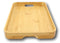 Sturdy Smooth Bamboo Food Tea Butler Tray Platter With Handles 17.75" X 11.75"