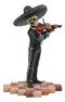 Day Of The Dead Wedding Band Mariachi Violin Player Skeleton Statue 5.25"H