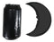 Wicca Occult Black Crescent Moon Skull Gothic Lunar Goddess Small Hand Mirror