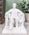 Seated Abraham Lincoln Figurine 5" Tall Lincoln Memorial Washington Sculpture