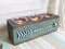 Southwestern Tribal Indian Turquoise Arrow Decorative 3 Votives Candle Holder