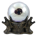 Celtic Trinity Knotwork Roaring Dragons LED Night Light Magic Stars Glass Ball