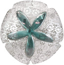 Ebros Silver Sand Dollar 3 Piece Large To Small Size Aluminum Metal Wall Decor
