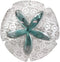 Ebros Silver Sand Dollar 3 Piece Large To Small Size Aluminum Metal Wall Decor